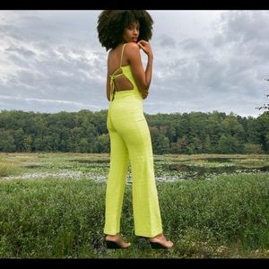 Paloma Wool “Ava” jumpsuit in light green